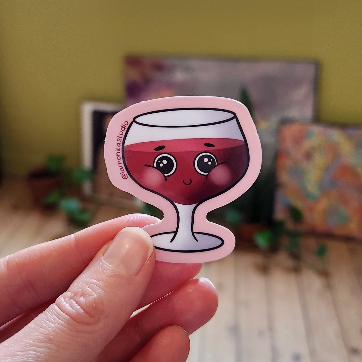 Autocollant n°10 - Vin rouge