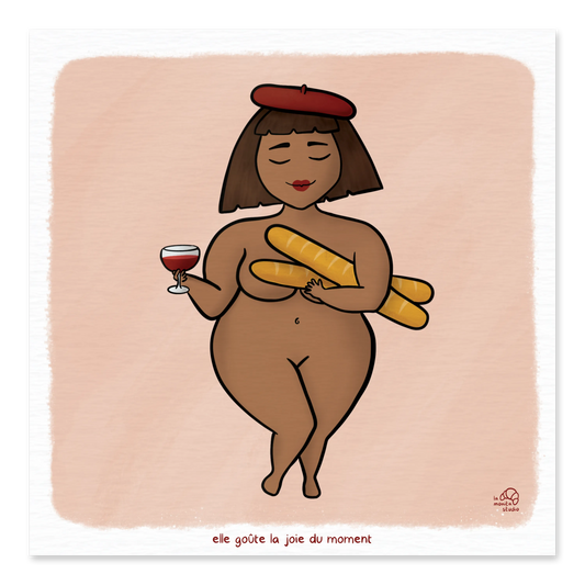 Illustration "La joie du moment"