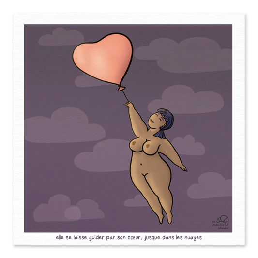 Illustration "Guider par son cœur"