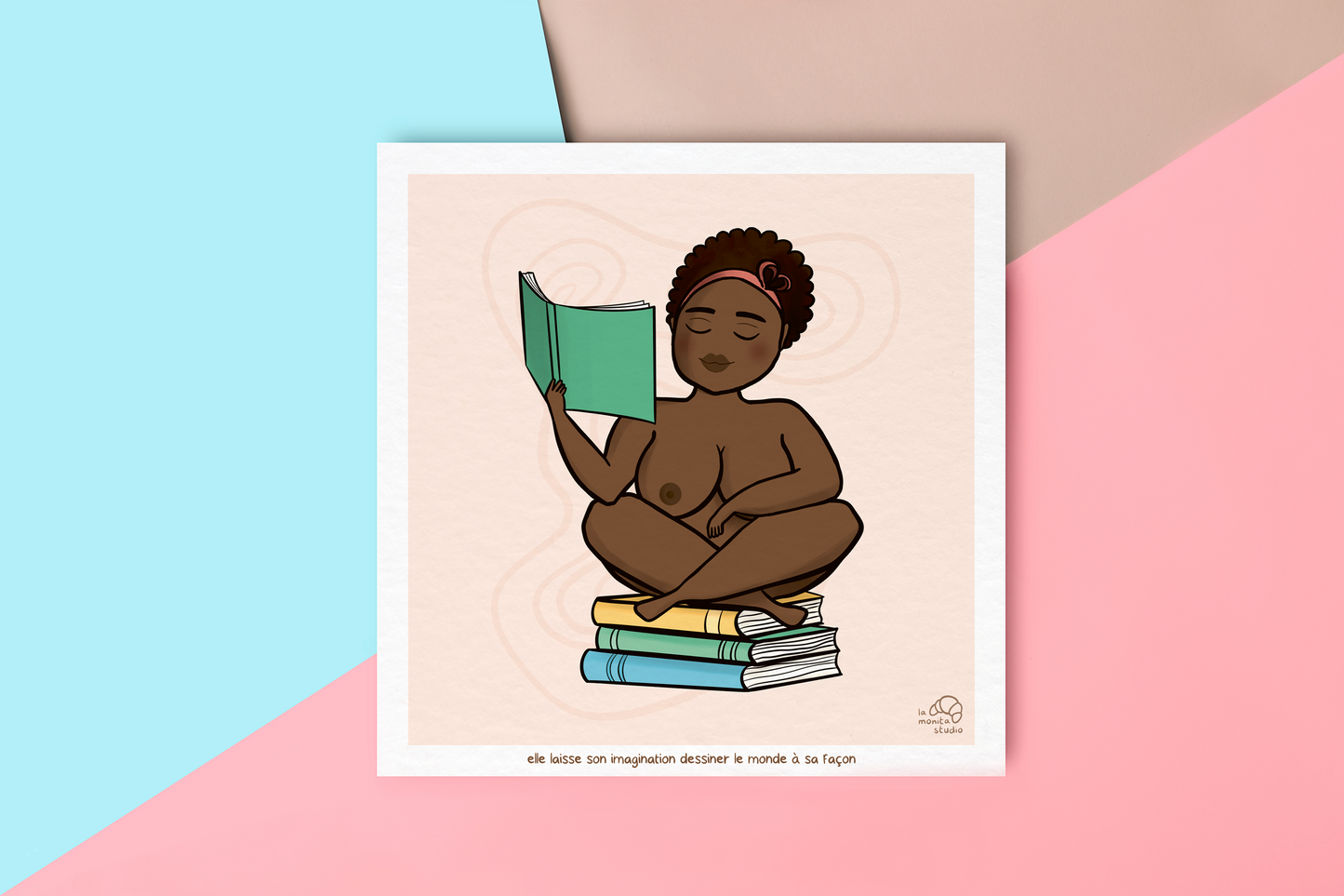 elle laisse son imagination dessiner le monde à sa façon