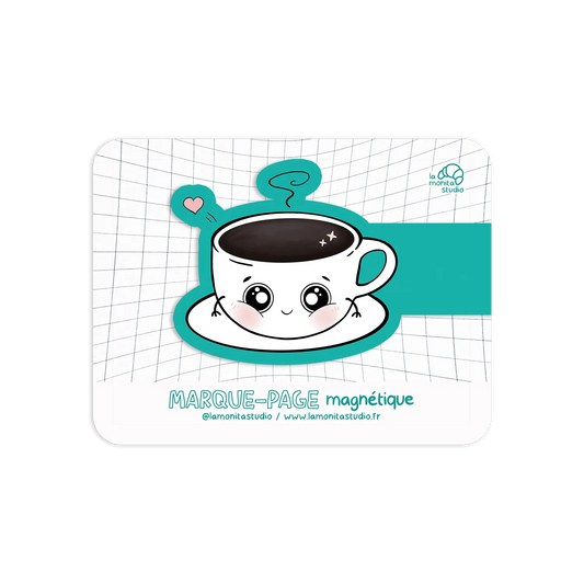 Marque-page magnétique Tasse à café (n°5)