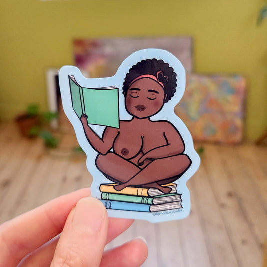 Autocollant n°8 - Léa et ses livres