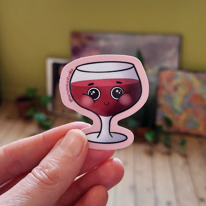 Autocollant n°10 - Vin rouge