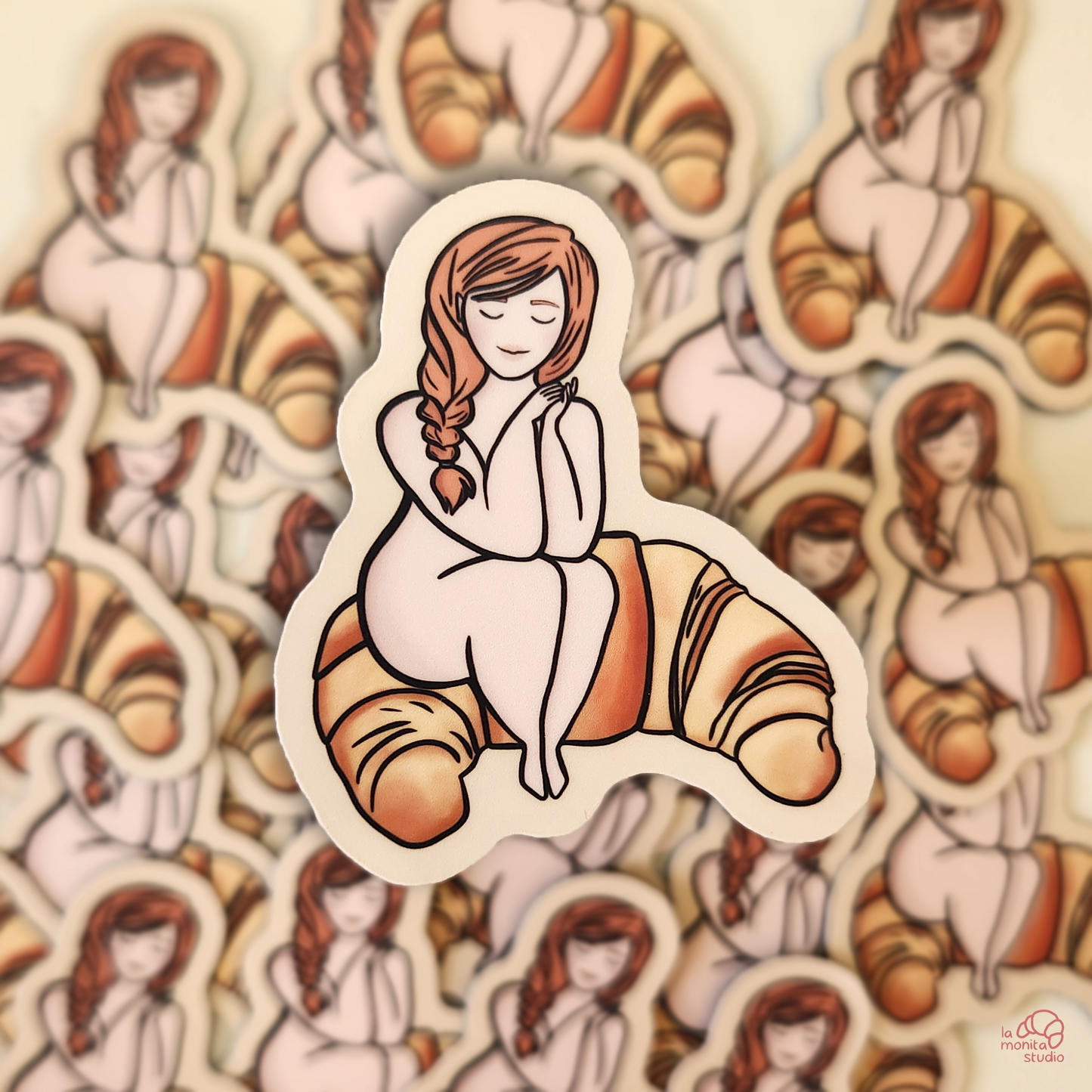 Aimant n°2 - Camille et son croissant