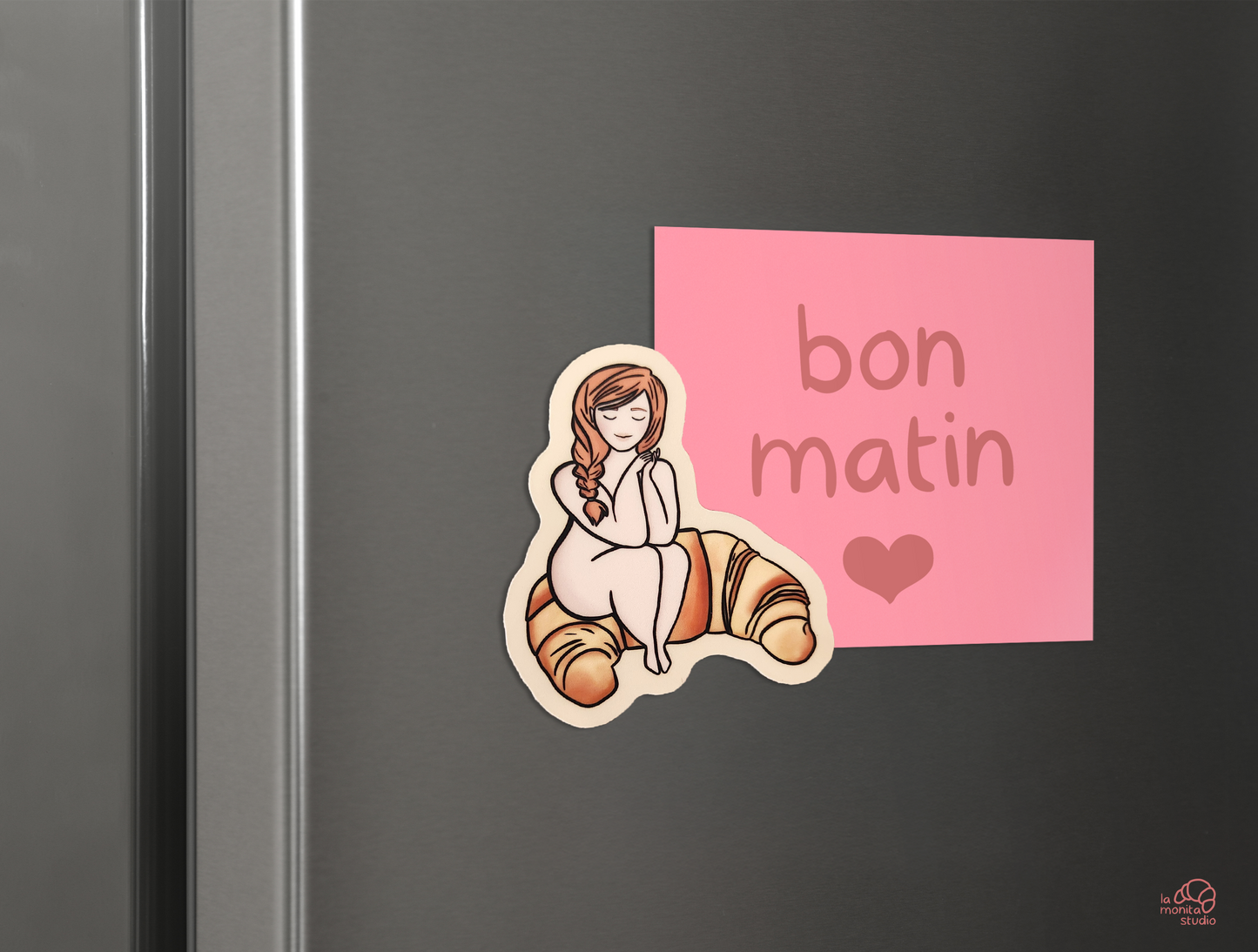 Aimant n°2 - Camille et son croissant