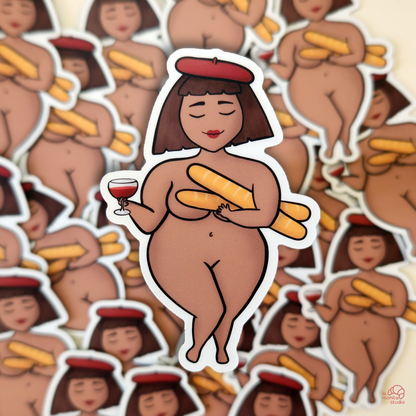 Aimant n°5 - Clara et ses baguettes