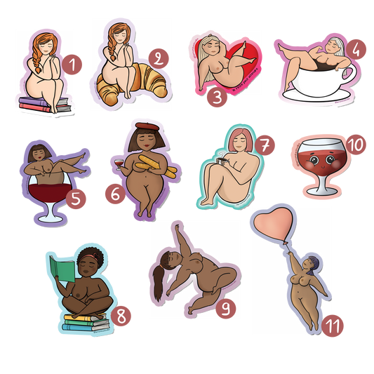 5 autocollants pour le prix de 4