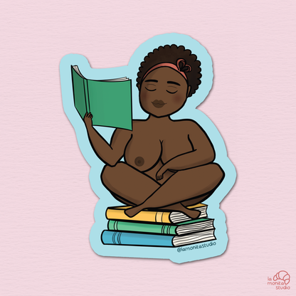 Autocollant n°8 - Léa et ses livres