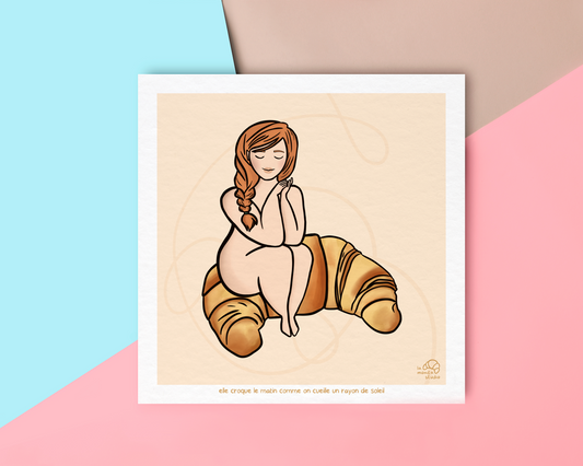 elle croque le matin comme on cueille un rayon de soleil