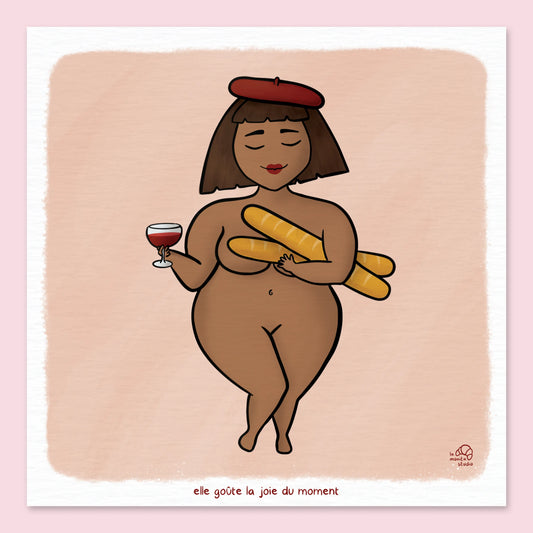 Illustration "La joie du moment"