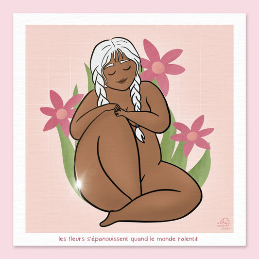 Illustration "Les fleurs s'épanouissent"
