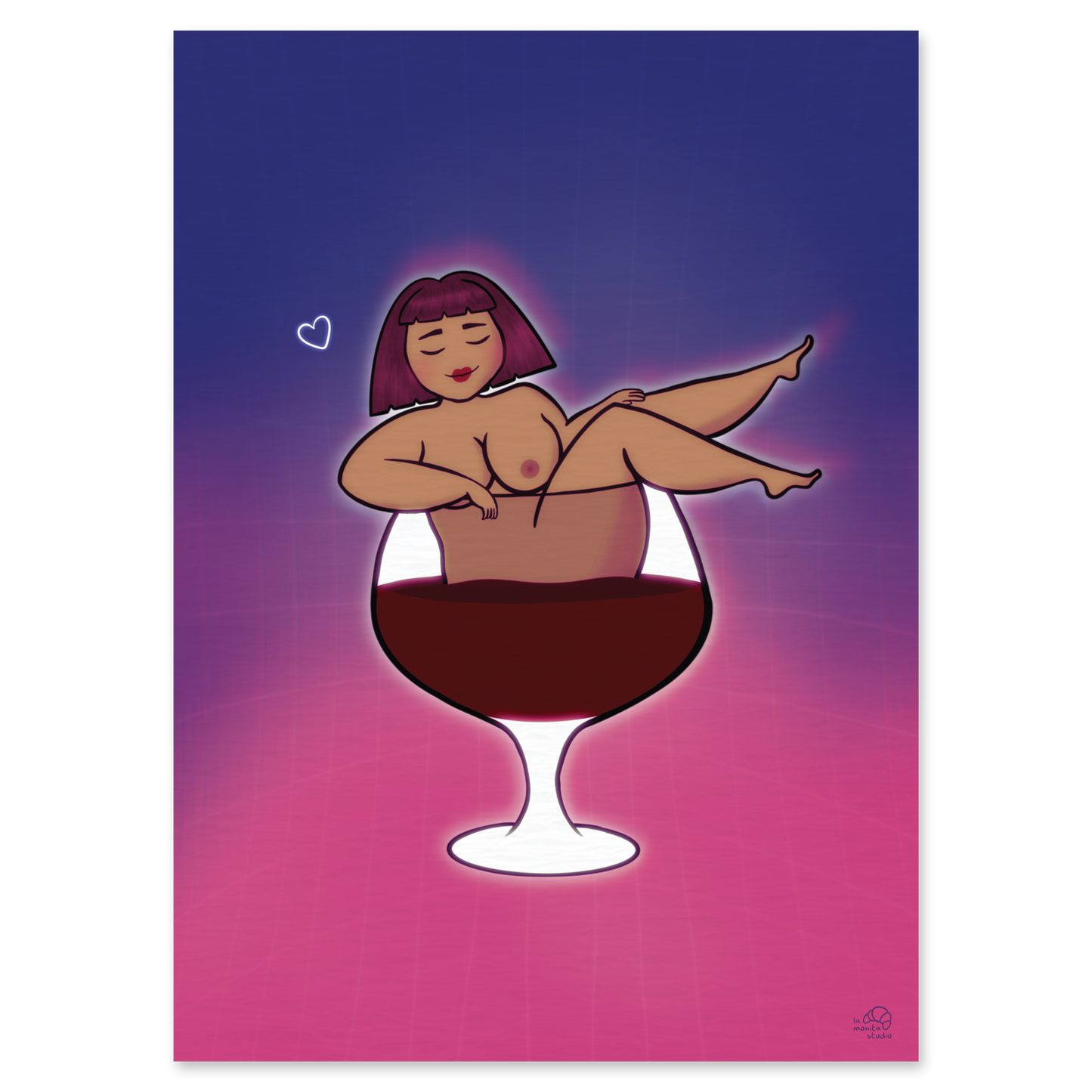 Illustration A4 - Bain de Rouge