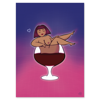 Illustration A4 - Bain de Rouge