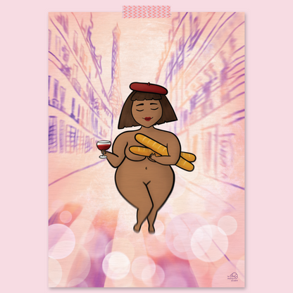 Illustration A4 - La Vie en rouge