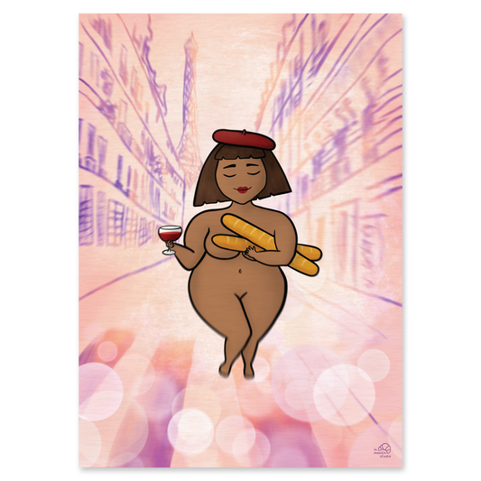 Illustration A4 - La Vie en rouge