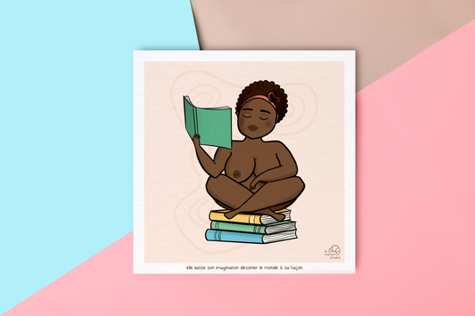 elle laisse son imagination dessiner le monde à sa façon