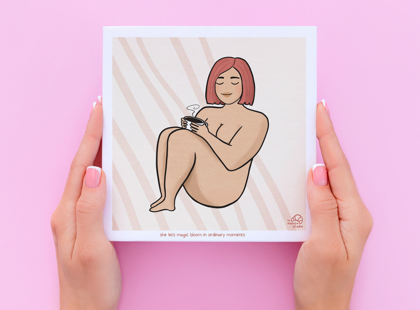 dans chaque geste simple, elle trouve un souffle de poésie