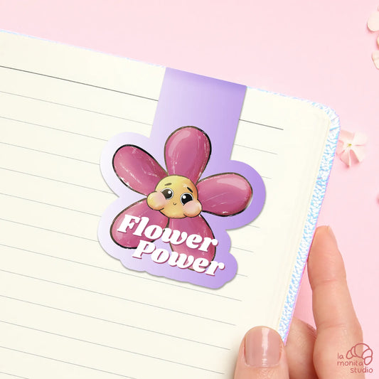 Marque-page magnétique Flower Power (n°13)