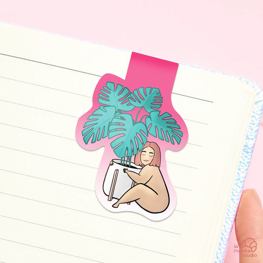 Marque-page magnétique Lola "Amour en pot" (n°7)