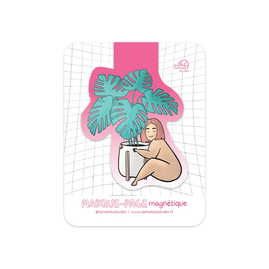 Marque-page magnétique Lola "Amour en pot" (n°7)