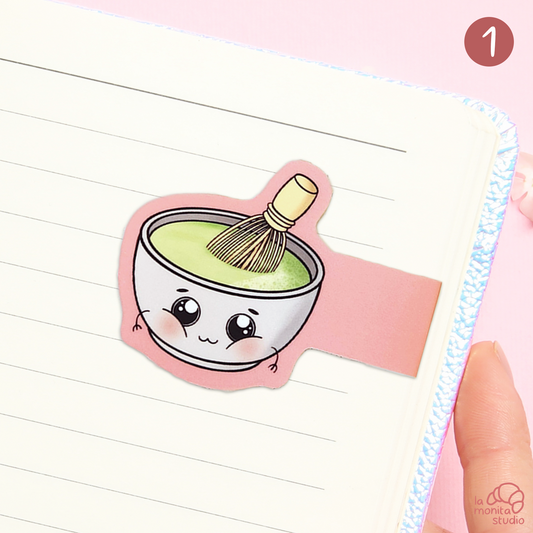 Lot de 3 marque‑pages magnétiques au choix