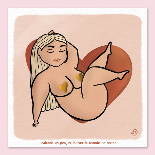 Illustration "Ralentir un peu"