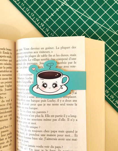 Marque-page magnétique n°5 - Tasse à café
