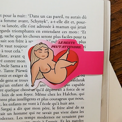 Marque-page magnétique n°6 - Chloé "Le reste peut attendre"