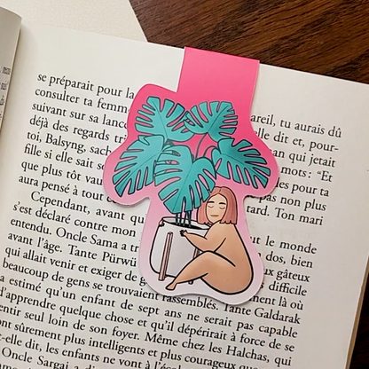 Marque-page magnétique n°7 - Lola "Amour en pot"